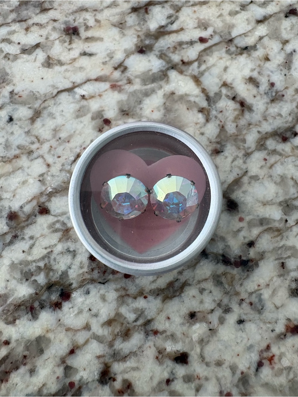 Heart earrings JoJo loves you